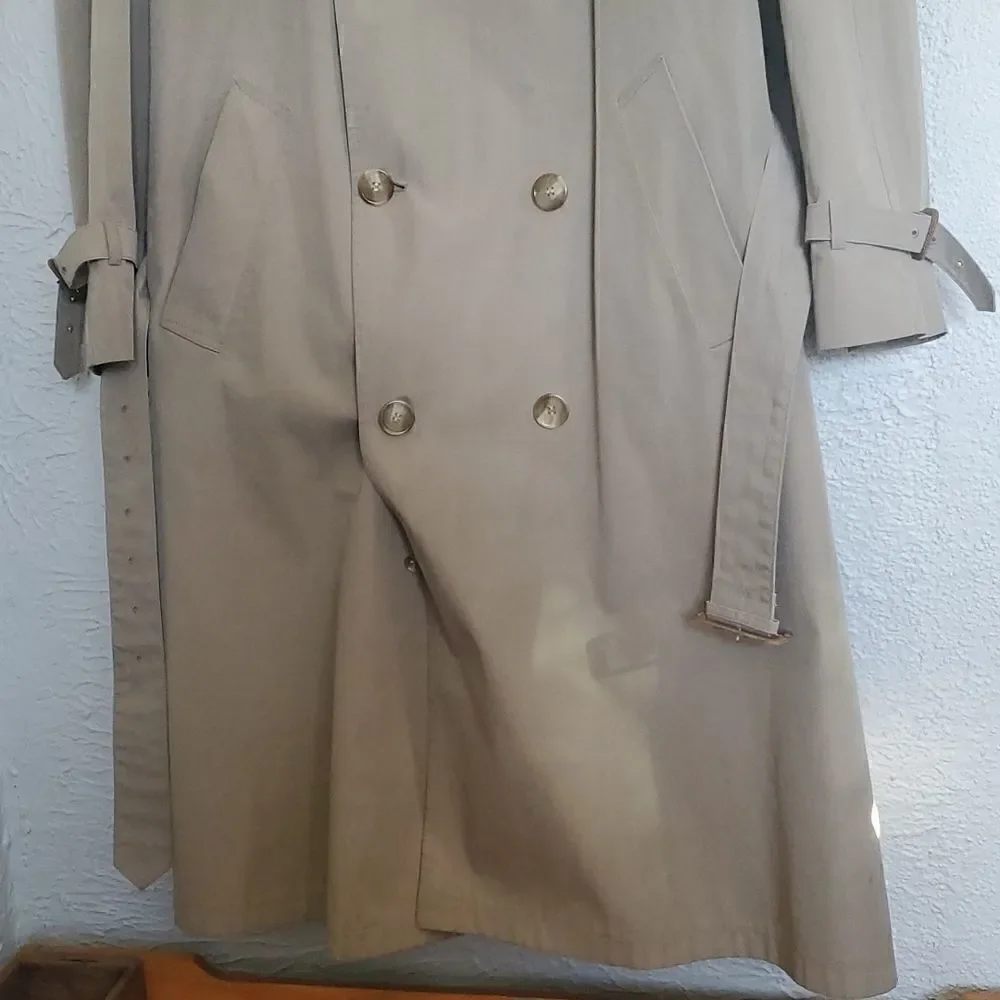 Brooks Brothers | Double Breasted Khaki Trench Coat